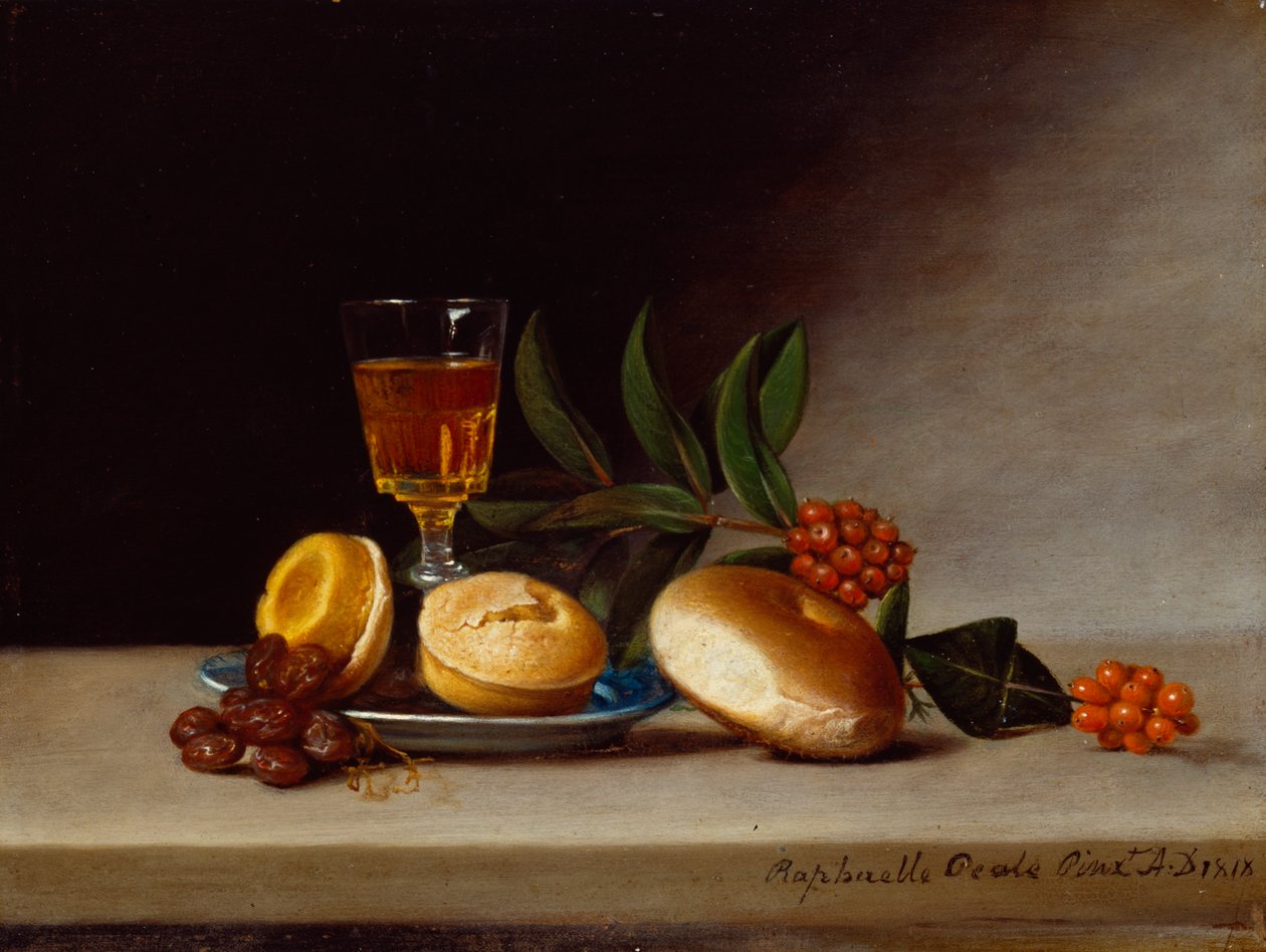 Stillleben mit Weinglas von Raphaelle Peale