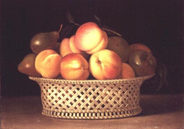 Schale mit Pfirsichen von Raphaelle Peale