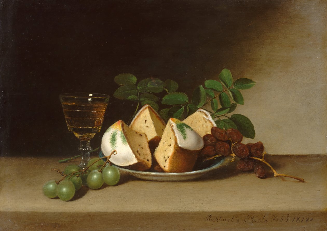 Stillleben mit Kuchen, 1818 von Raphaelle Peale