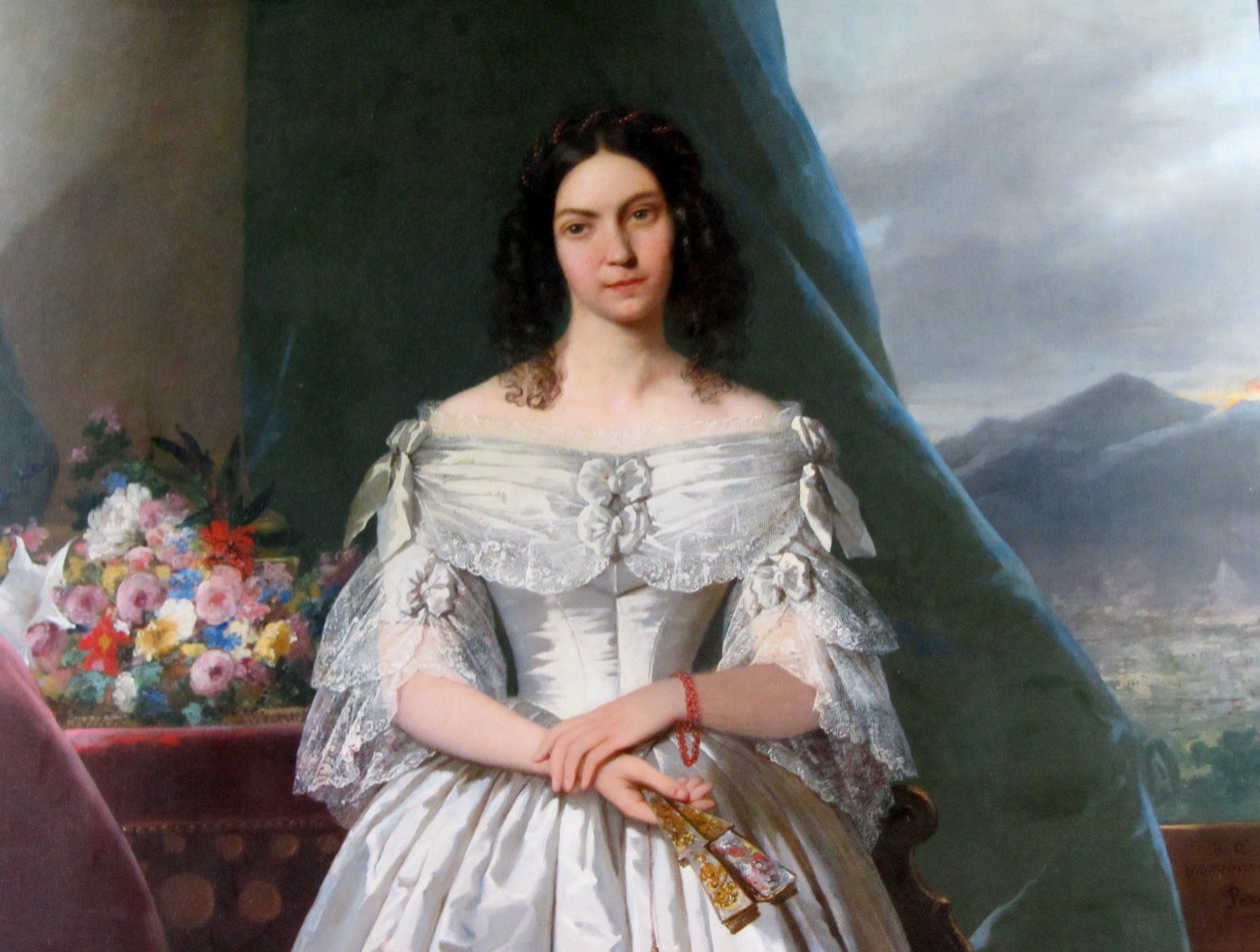 Dame aus Peru von Raymond Auguste Quinsac Monvoisin