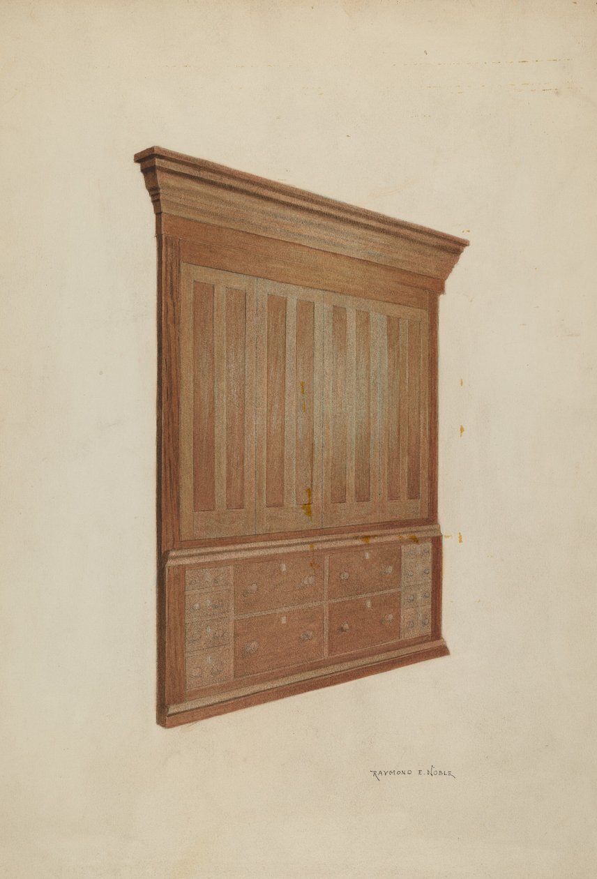 Schrank von Raymond E. Noble