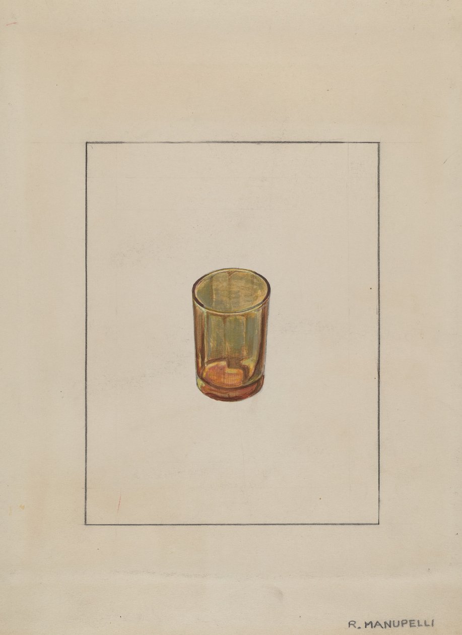 Bernsteinglas von Raymond Manupelli