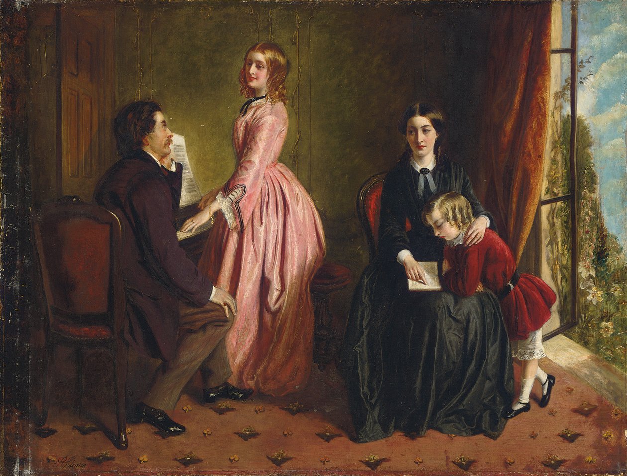 Die Gouvernante von Rebecca Solomon