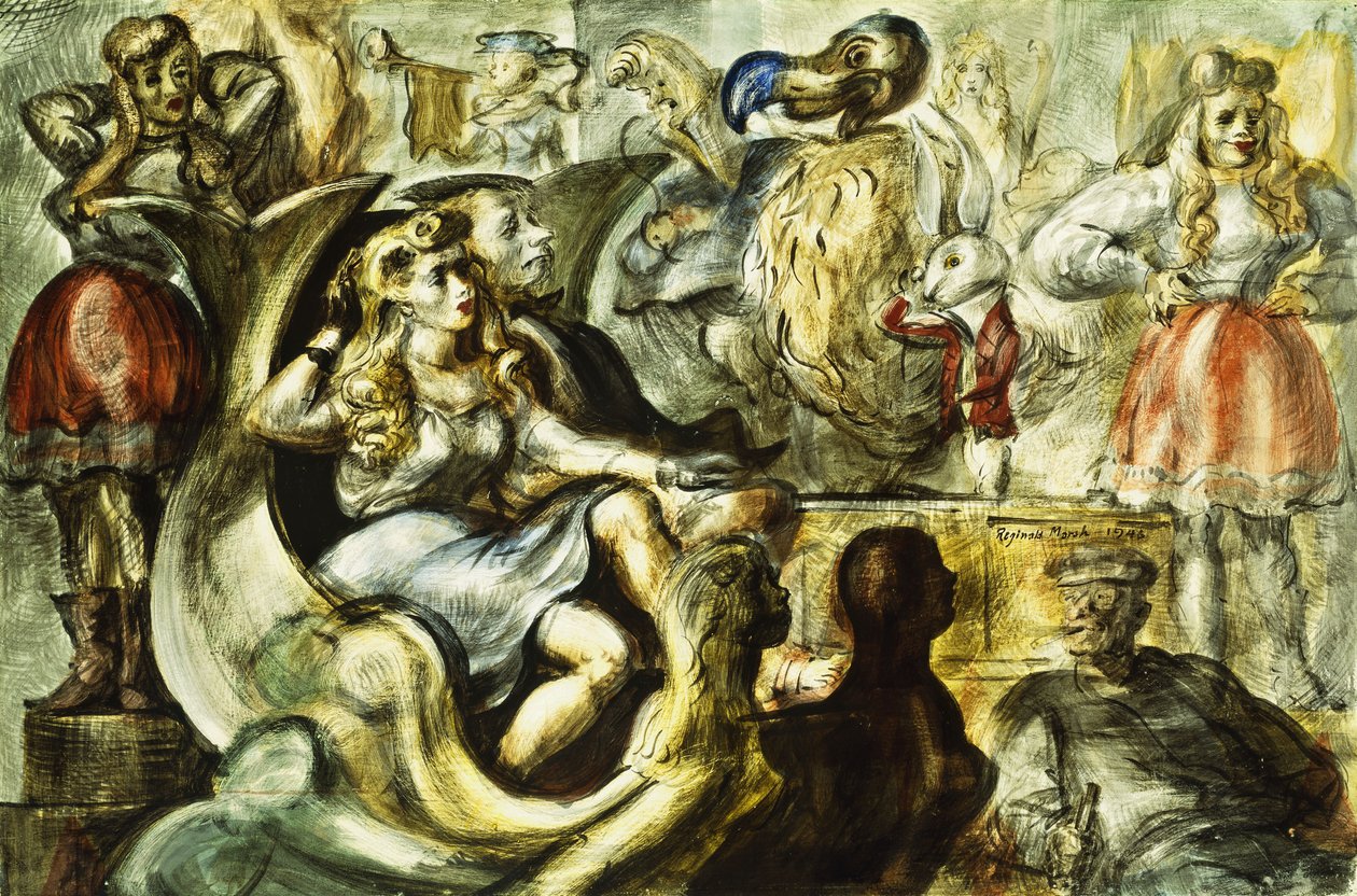 Alice im Wunderland von Reginald Marsh