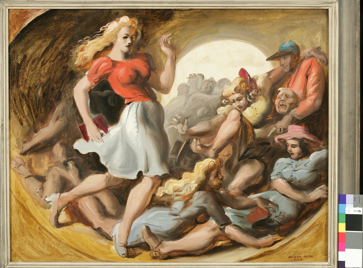 Fass voller Spaß von Reginald Marsh