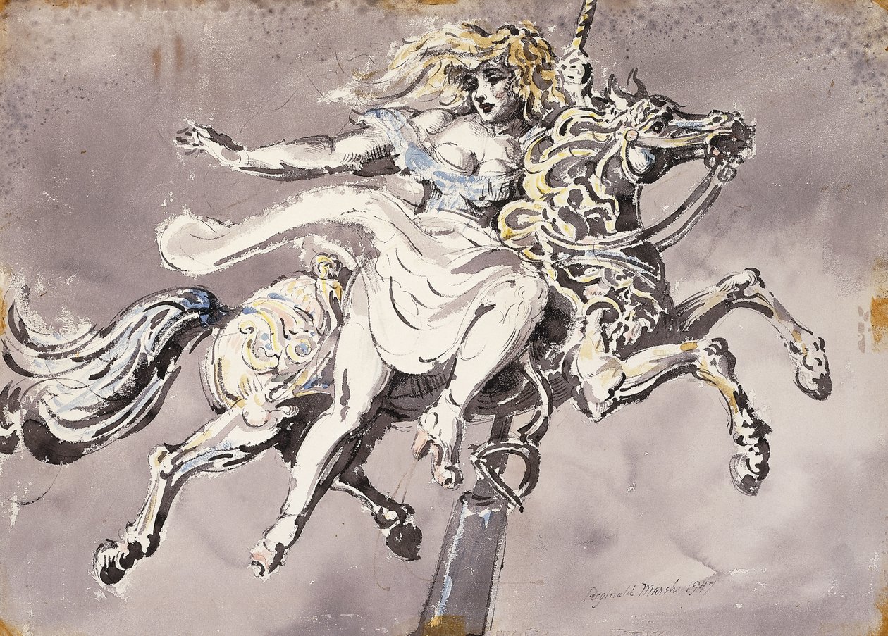 Karussell von Reginald Marsh