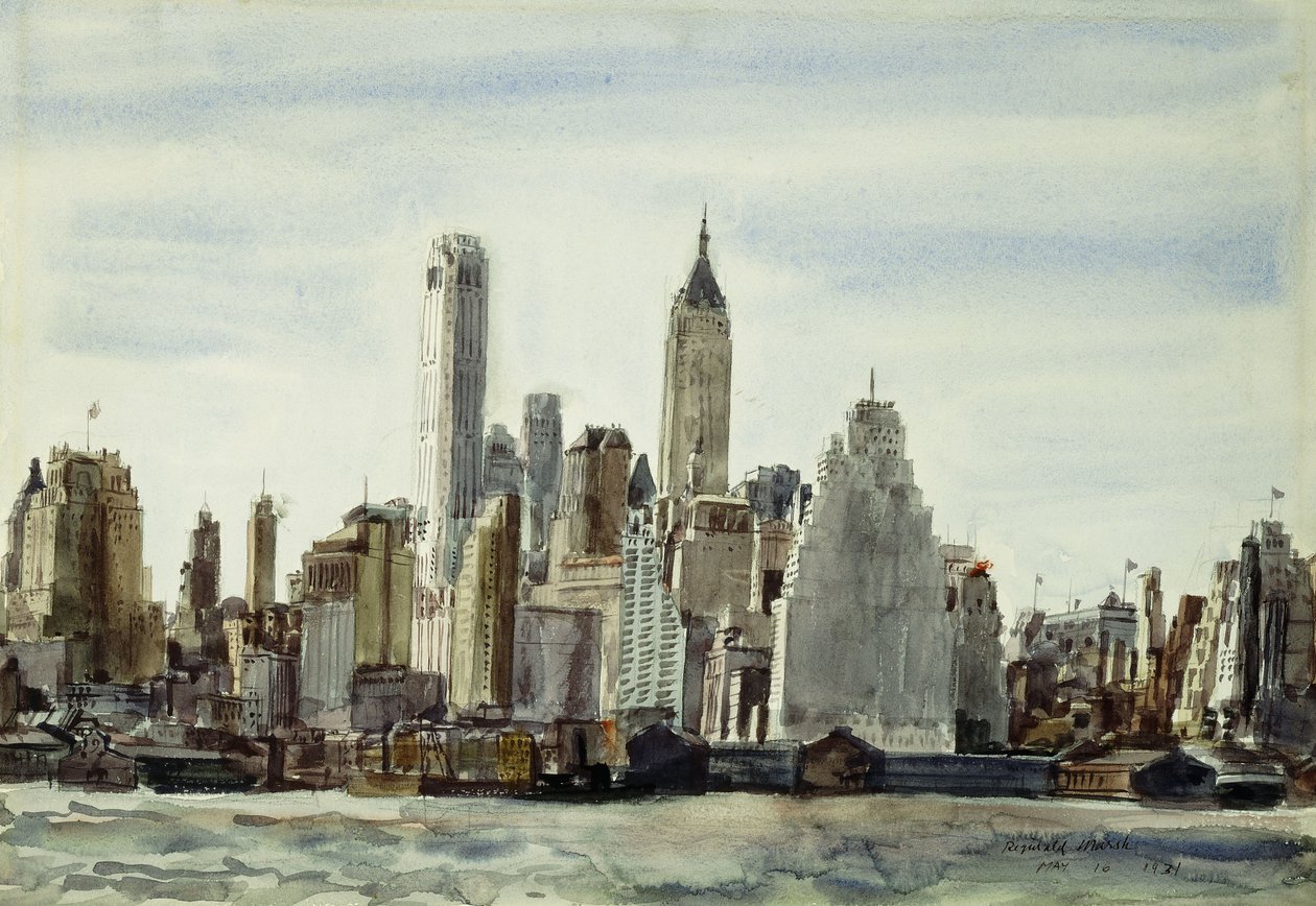 Stadtansicht, New York von Reginald Marsh