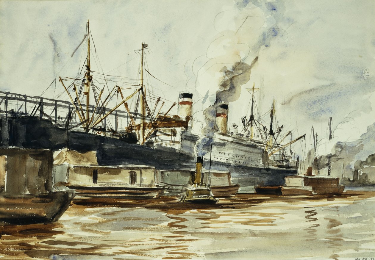 Hafenszene von Reginald Marsh