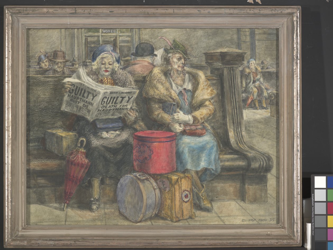 Hauptmann muss sterben von Reginald Marsh