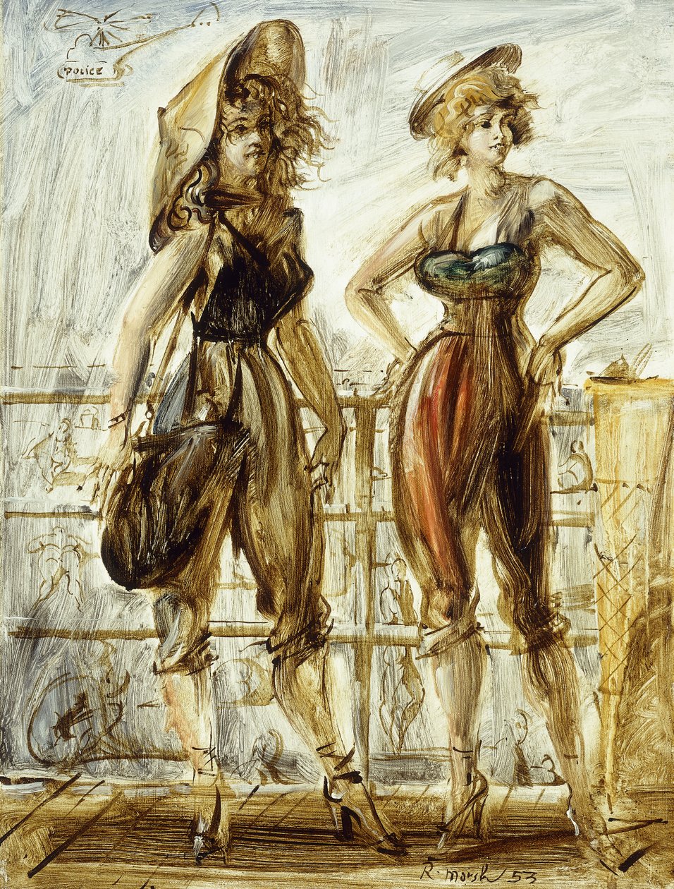 Die Promenade von Reginald Marsh
