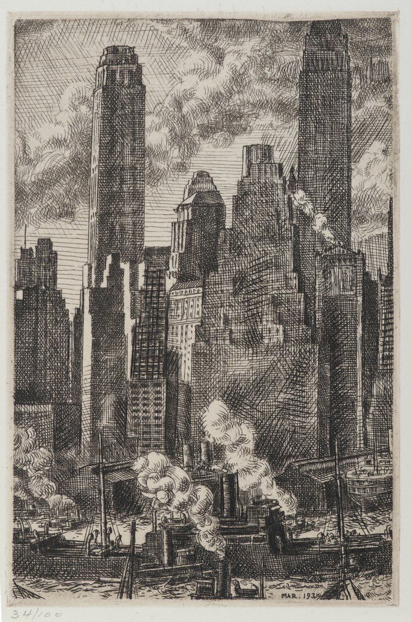 Wall Street von Reginald Marsh