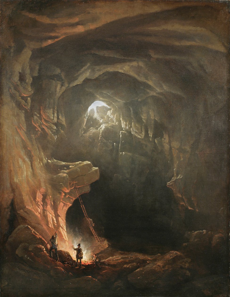 Mammoth Cave, Kentucky, 1843 von Regis Francis Gignoux