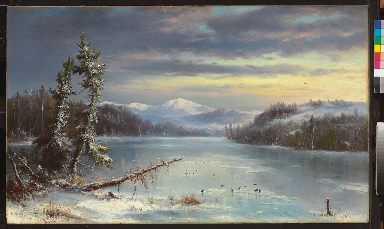 Verschneite Landschaft von Regis Francis Gignoux