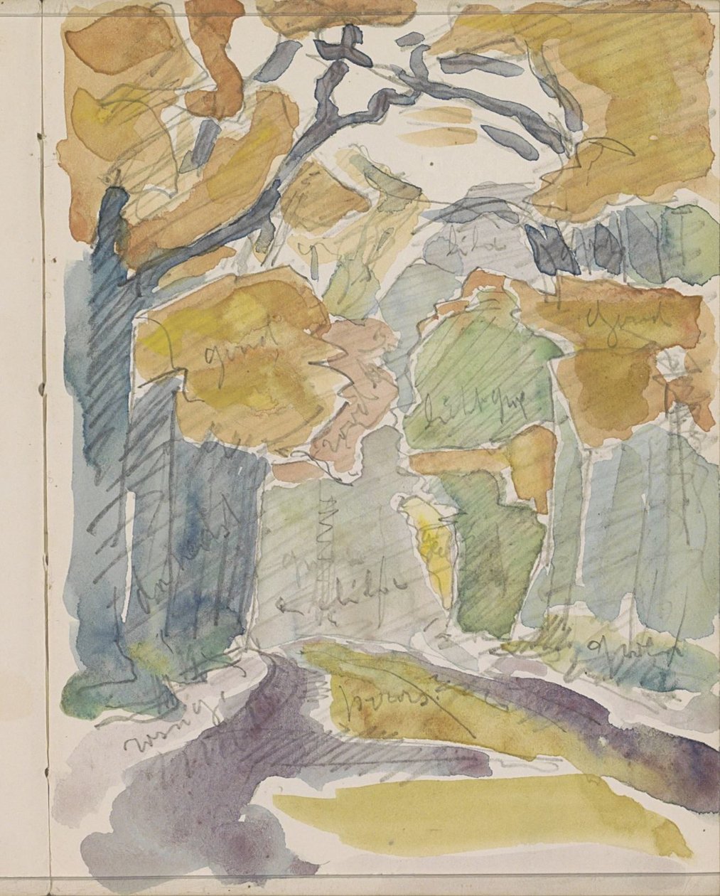 Waldweg im Herbst von Reijer Stolk