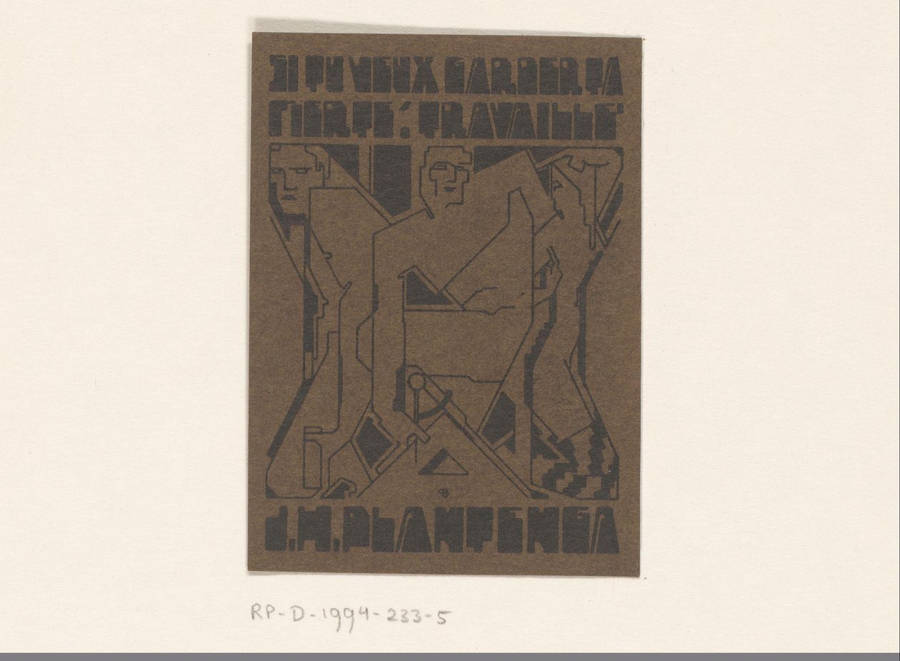 Ex Libris von J.H. Plantenga von Reijer Stolk