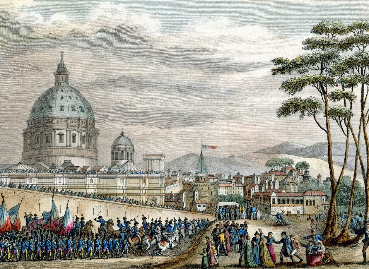 Die französische Armee in Rom von Reiner Vinkeles