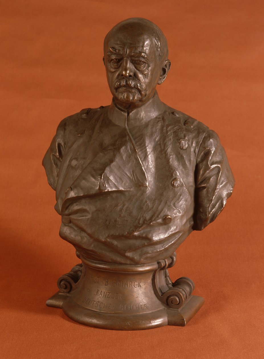 Otto von Bismarck, 1886 (Bronze) von Reinhold Begas