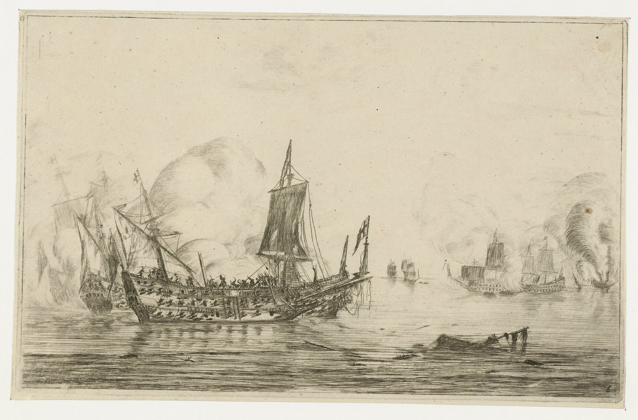 Nach der Seeschlacht von Reinier Nooms