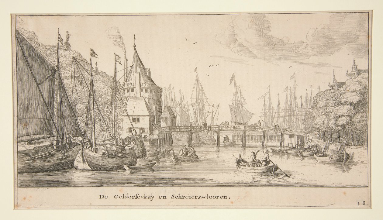 Ansicht von Amsterdam von Reinier Nooms