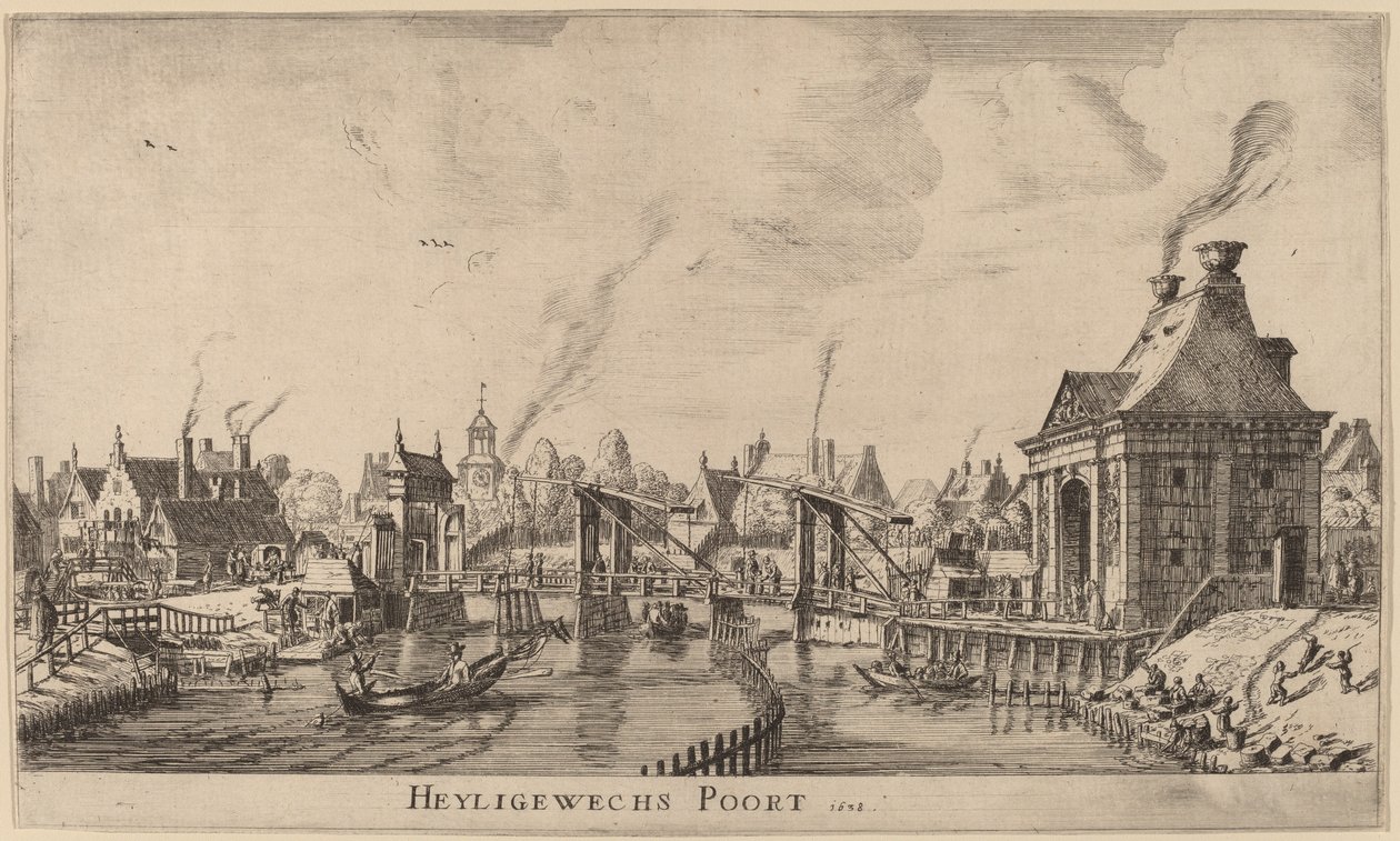Heyligeweg-Tor (Heyligewechs Poort) von Reinier Nooms, called Zeeman