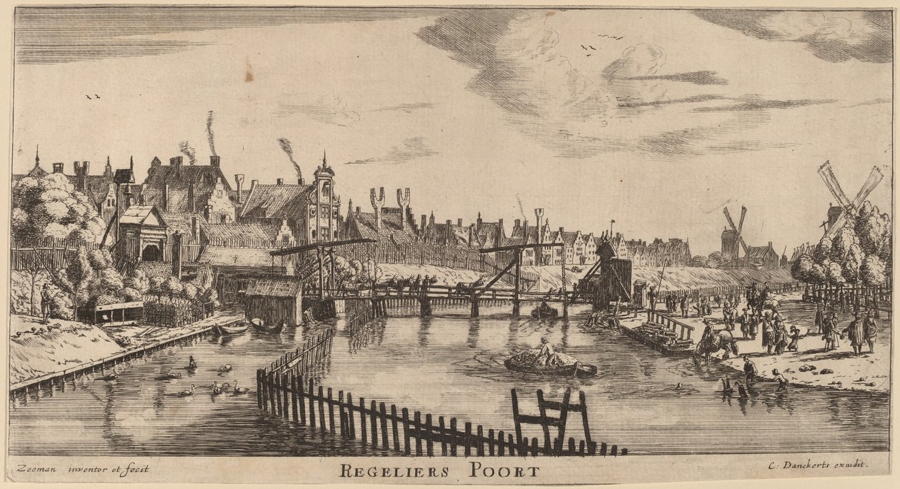 Reguliers Tor (Regeliers Poort) von Reinier Nooms, called Zeeman