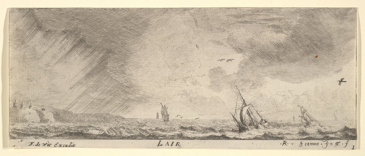 Die Luft, aus Die Elemente, 17. Jahrhundert von Reinier Zeeman