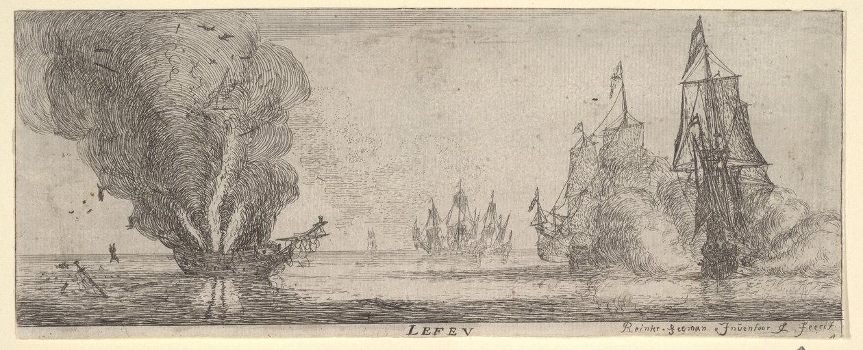 Le Feu, aus Die Elemente, 17. Jahrhundert von Reinier Zeeman