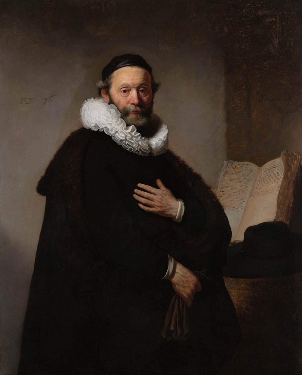 Porträt von Johannes Wtenbogaert von Rembrandt van Rijn