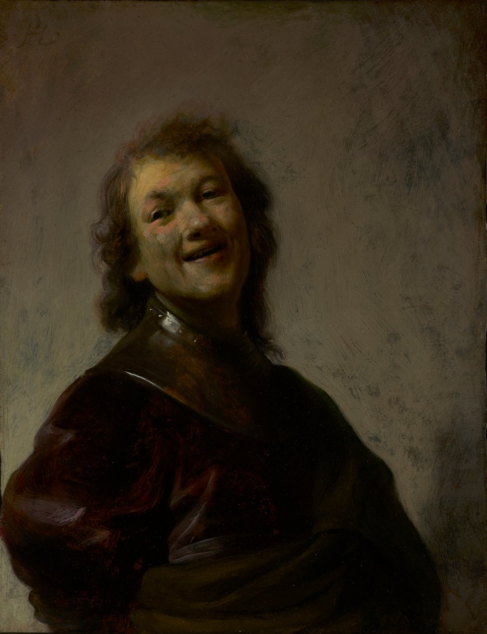 Rembrandt lachend von Rembrandt van Rijn