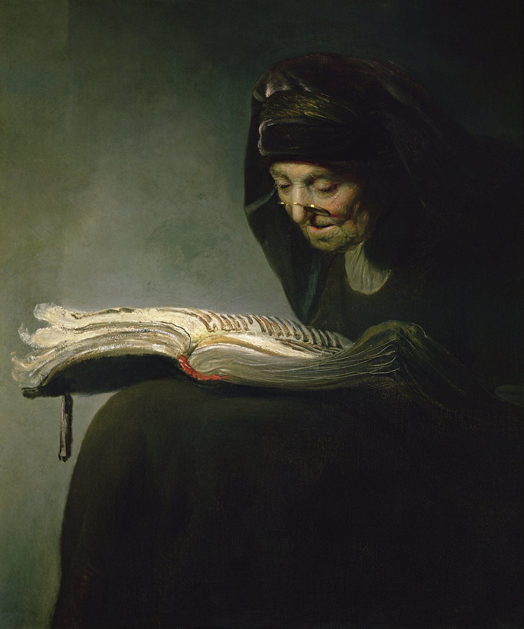 Porträt von Rembrandts Mutter von Rembrandt van Rijn