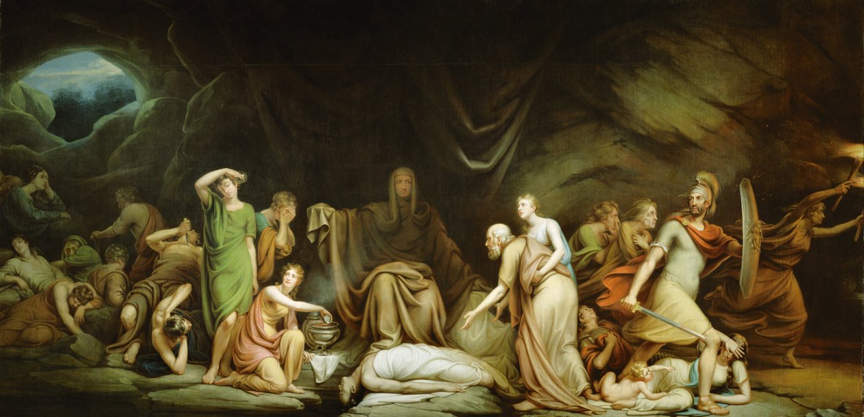 Der Hof des Todes, 1820 von Rembrandt Peale