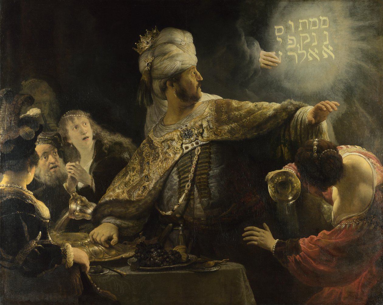Belsazars Fest, ca. 1636-38 von Rembrandt van Rijn