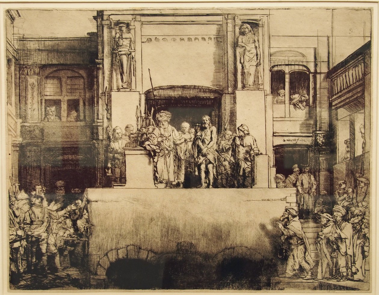 Christus wird dem Volk präsentiert von Rembrandt van Rijn