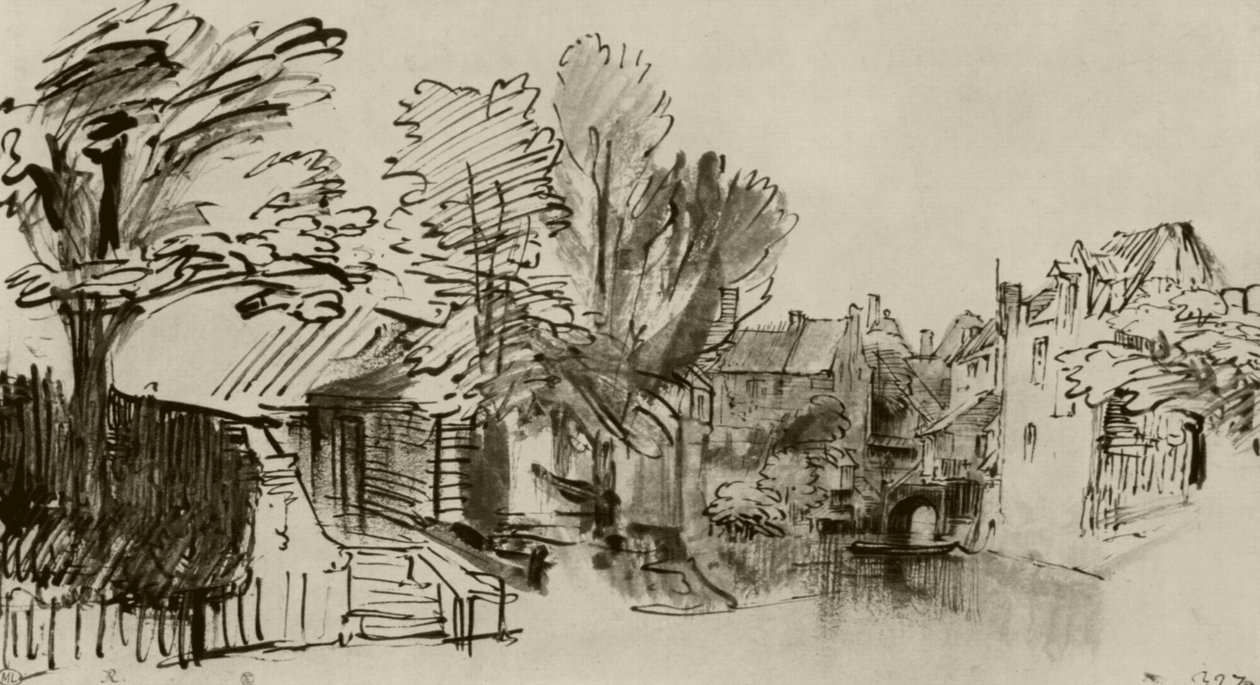 Der Singel in Amersfoort von Rembrandt van Rijn