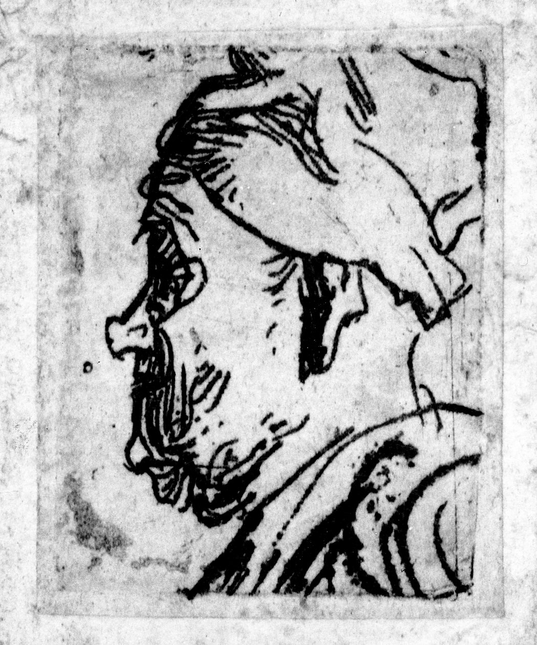 Alter Mann mit Stupsnase, ca. 1629 von Rembrandt van Rijn