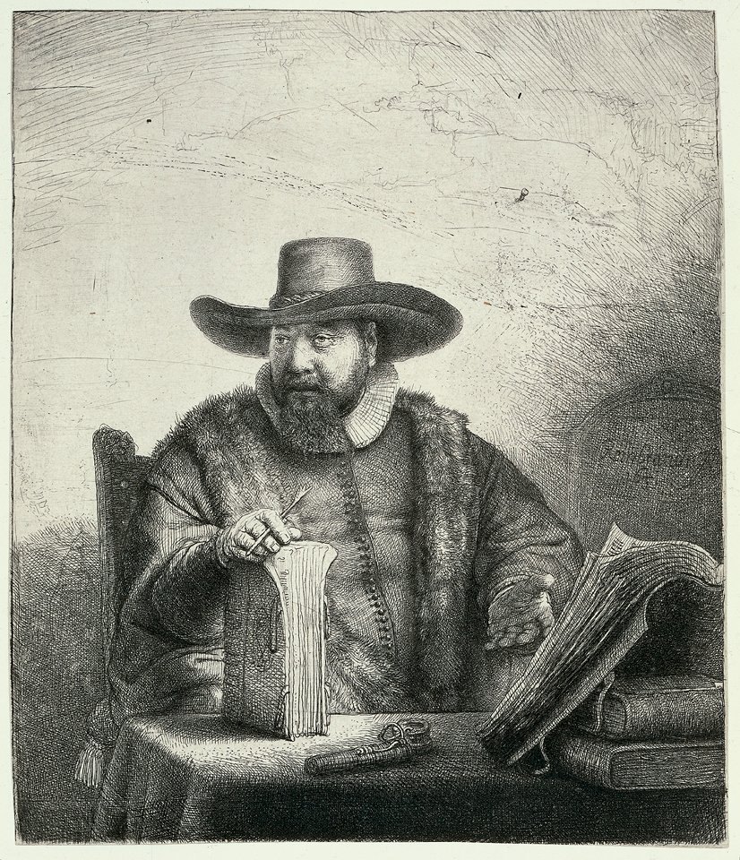 Porträt von Cornelis Claesz. Anslo von Rembrandt van Rijn