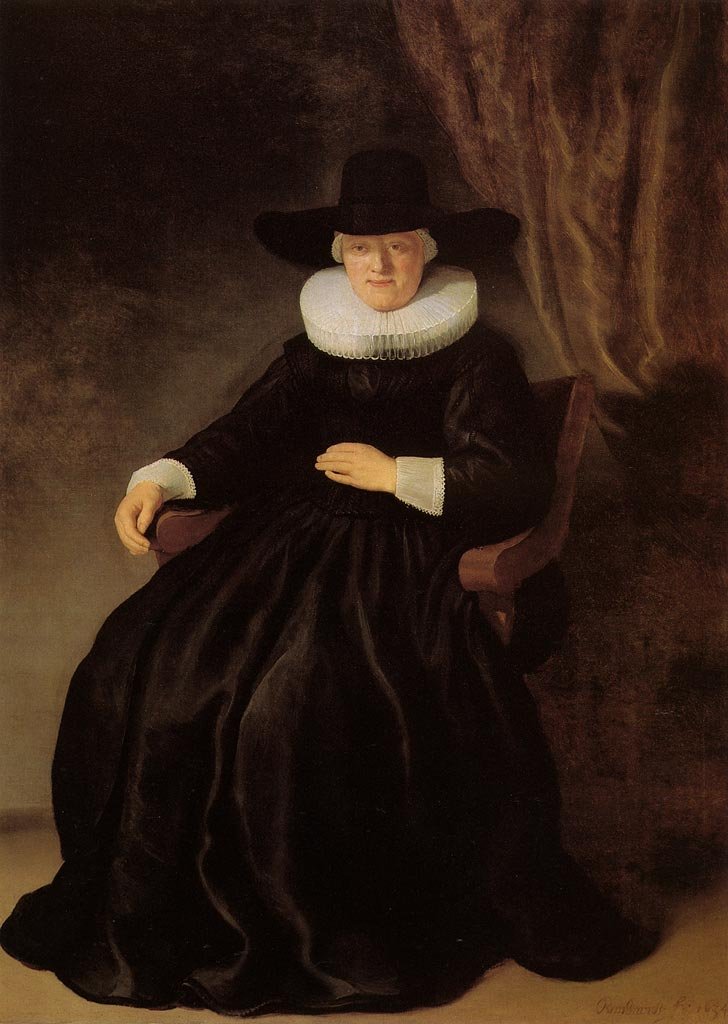 Porträt von Maria Bockenolle von Rembrandt van Rijn