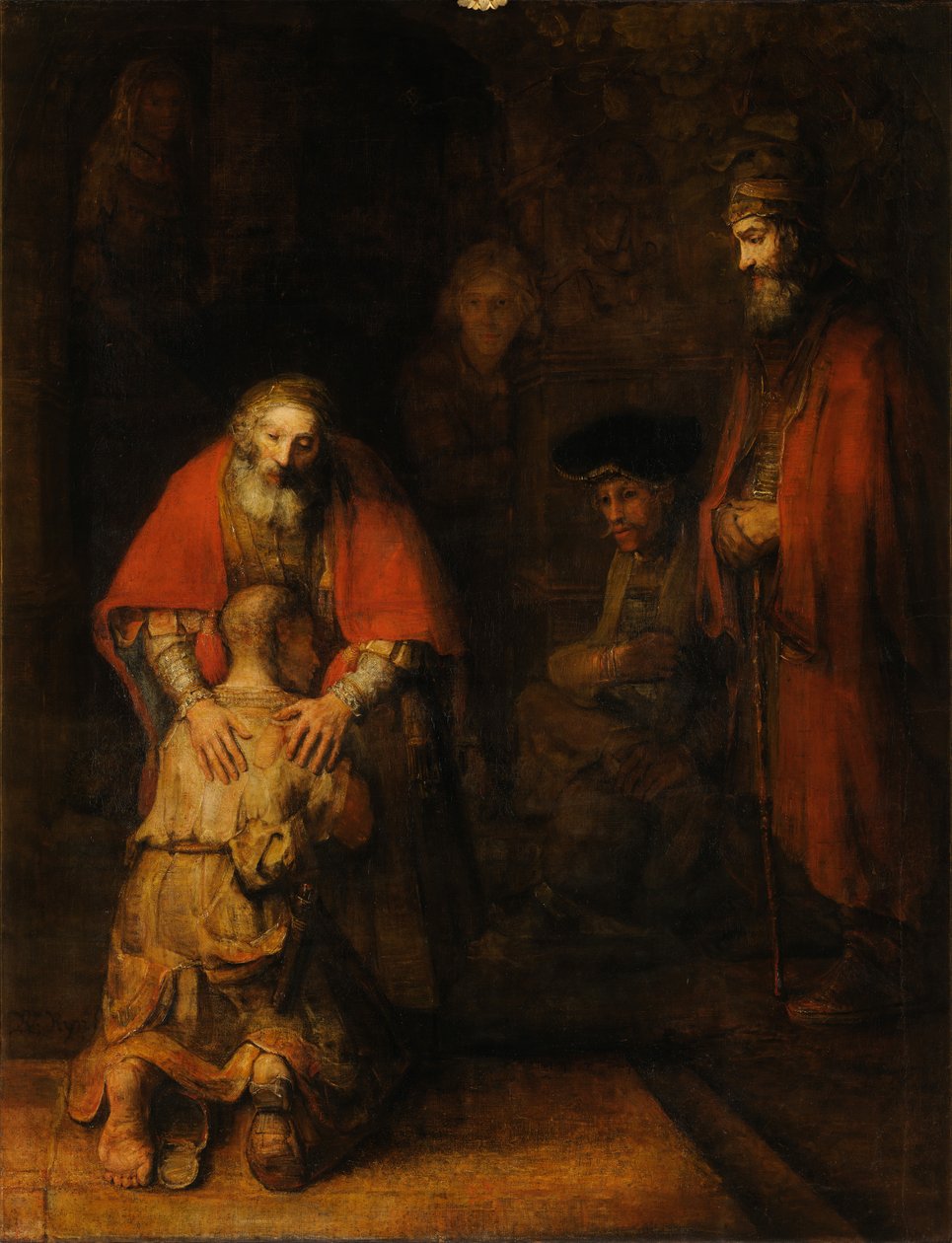 Die Rückkehr des verlorenen Sohnes von Rembrandt van Rijn