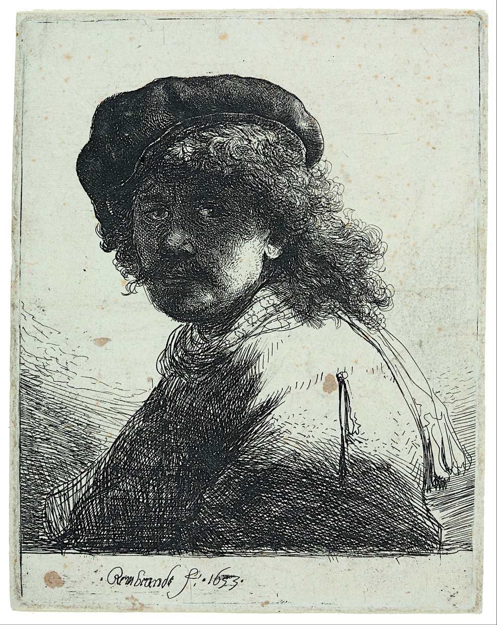 Selbstporträt von Rembrandt van Rijn