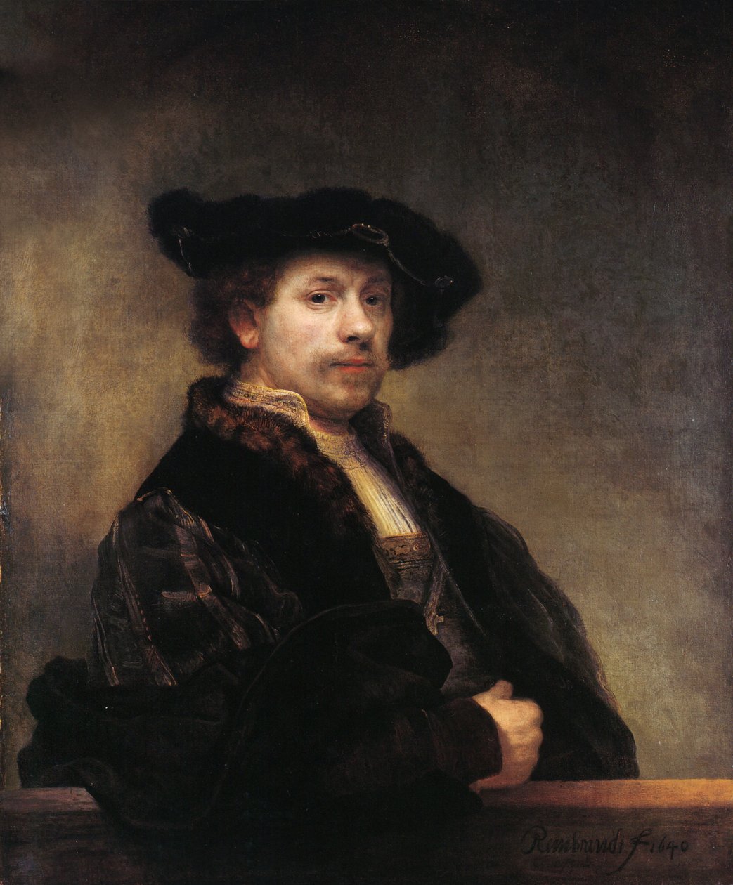 Selbstporträt von Rembrandt van Rijn