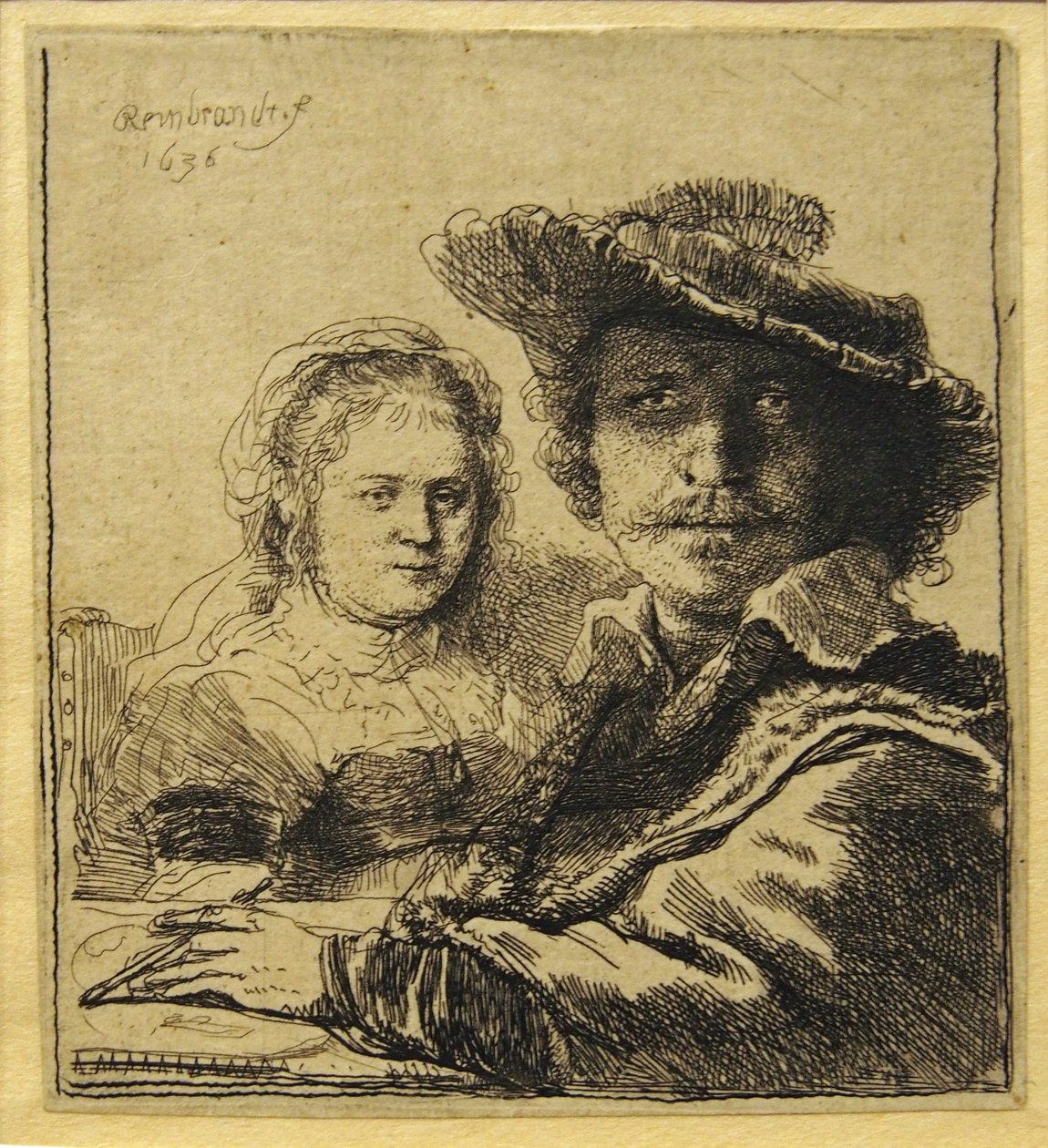 Selbstporträt mit Saskia von Rembrandt van Rijn