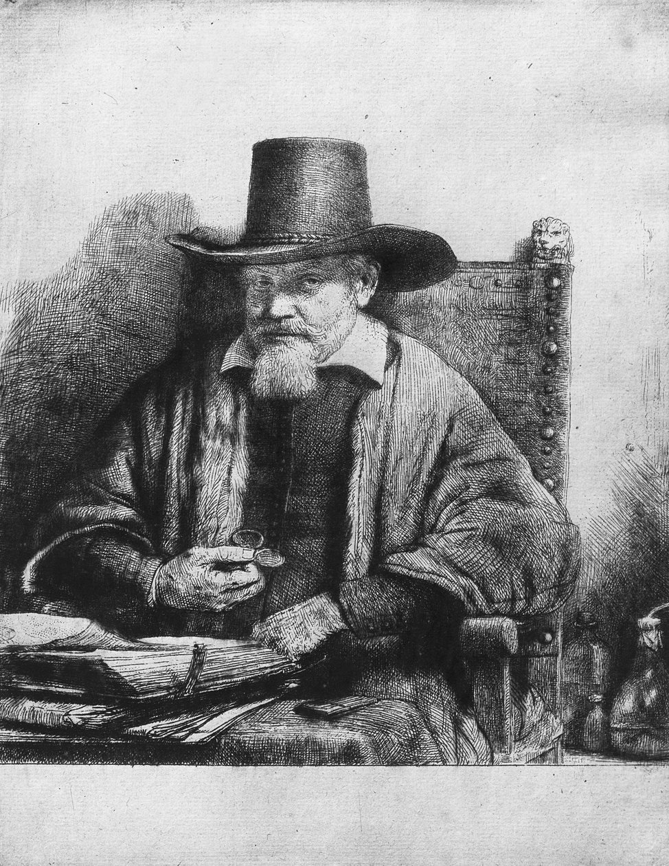 Der Anwalt Tolling oder der Arzt Arnoldus Tholinx oder Petrus van Thol von Rembrandt van Rijn