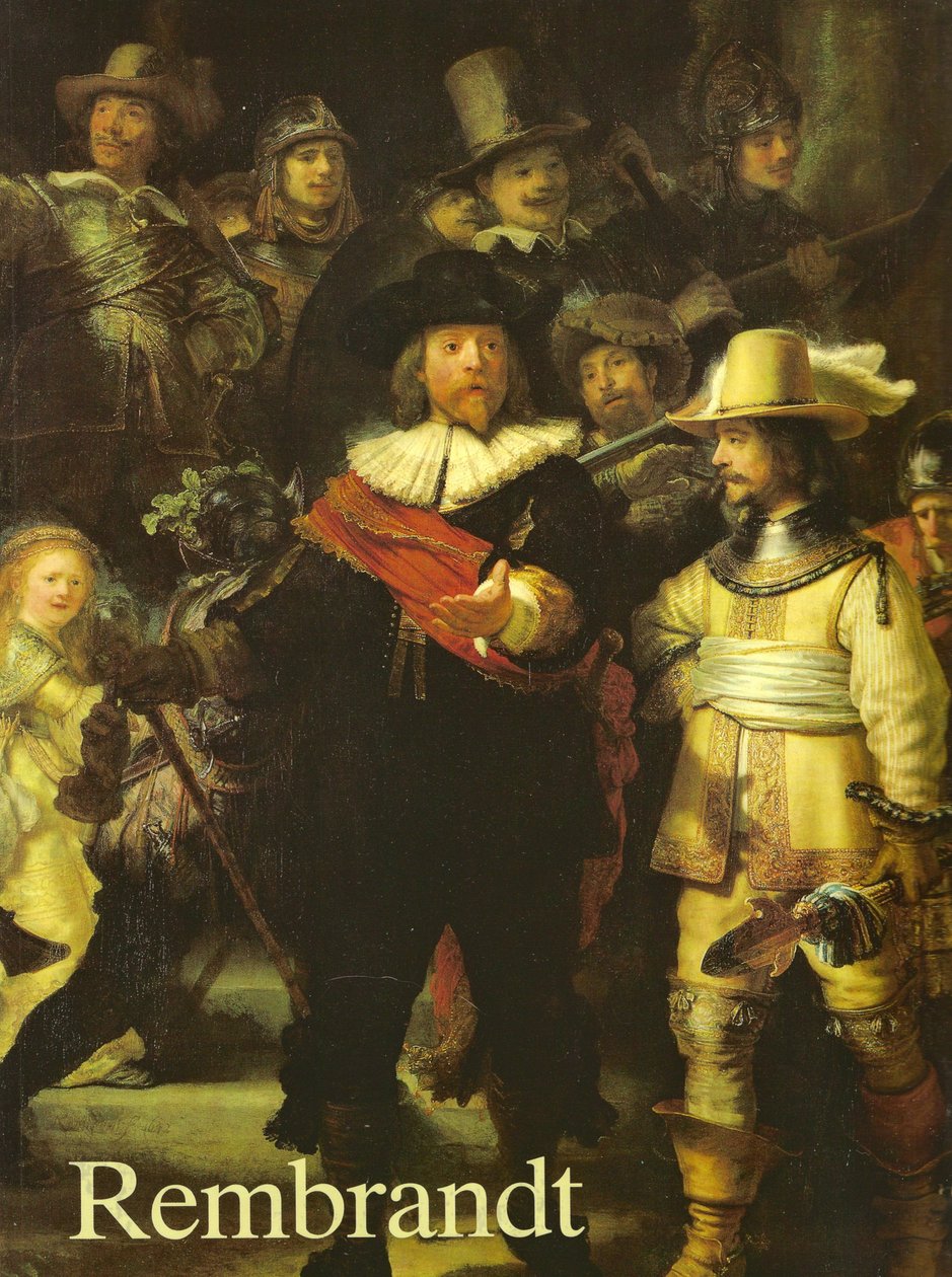 Die Nachtwache (Detail) von Rembrandt van Rijn