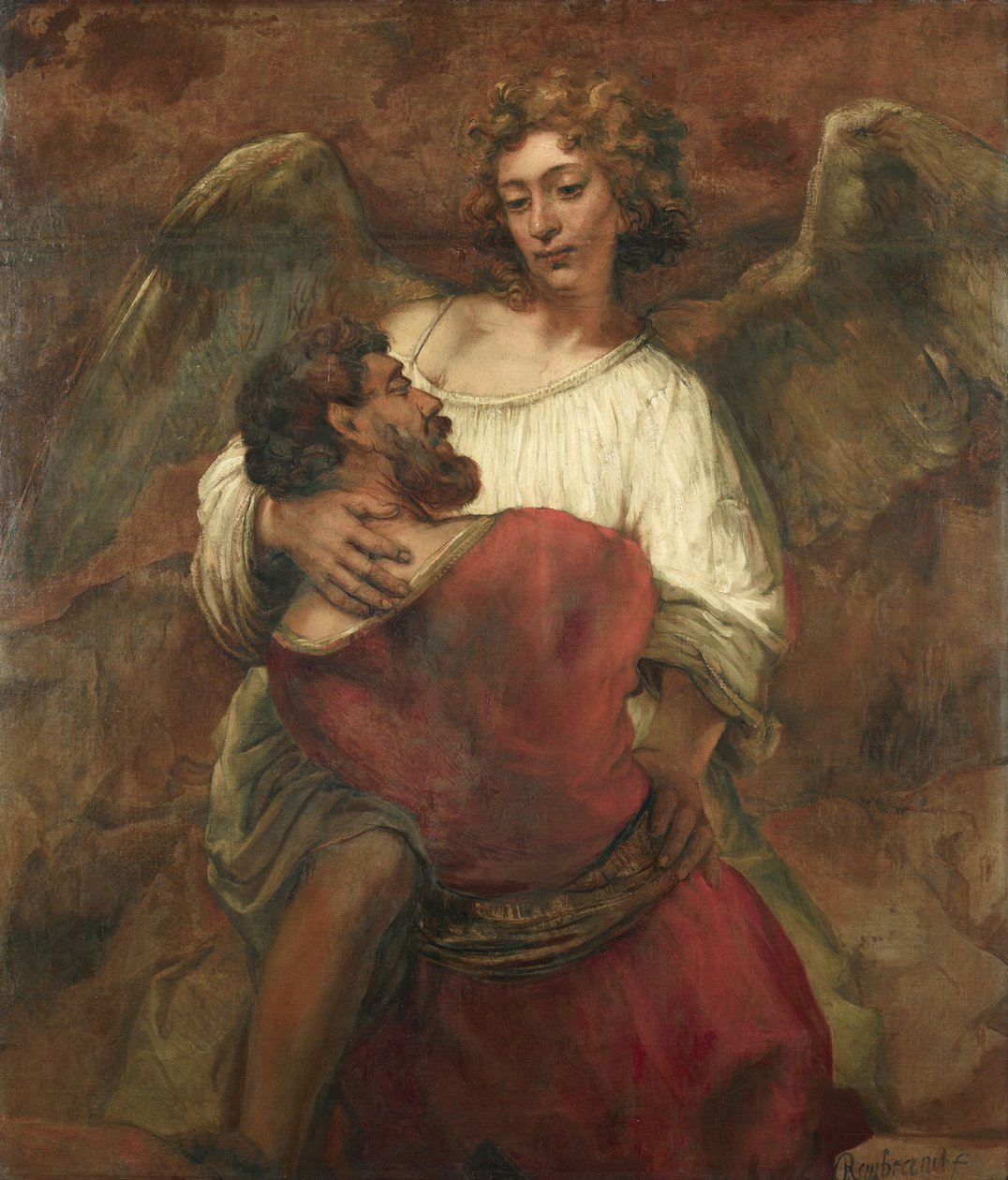 Jakob ringt mit dem Engel von Rembrandt