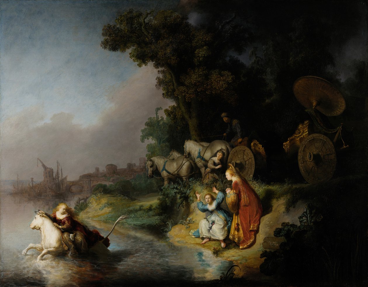 Die Entführung der Europa von Rembrandt