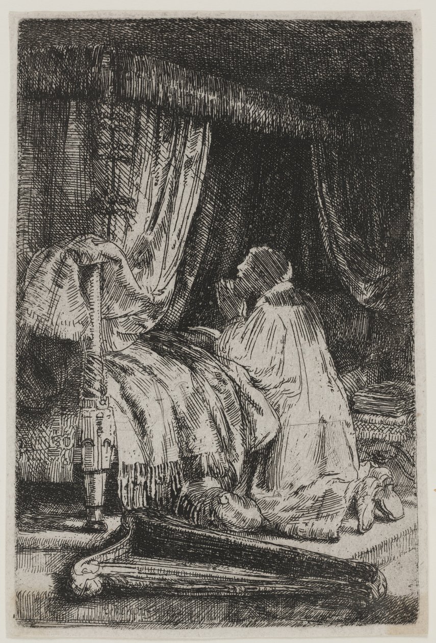 David im Gebet von Rembrandt van Rijn