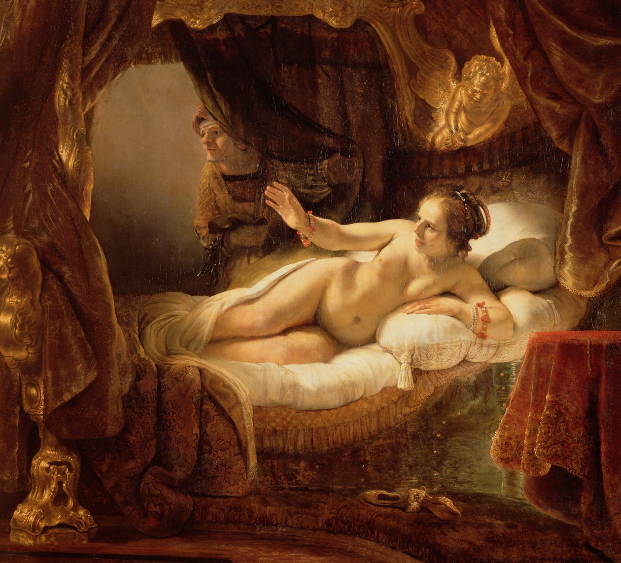Danae, 1643 von Rembrandt van Rijn