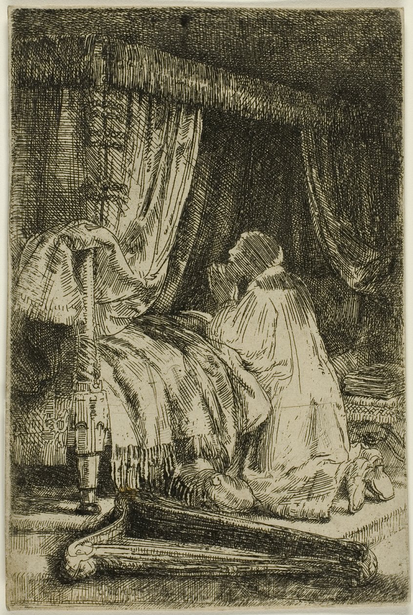 David im Gebet von Rembrandt van Rijn