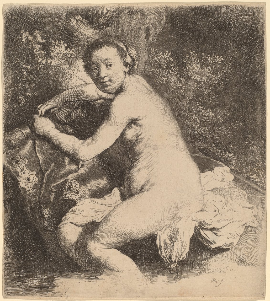 Diana beim Bad von Rembrandt van Rijn