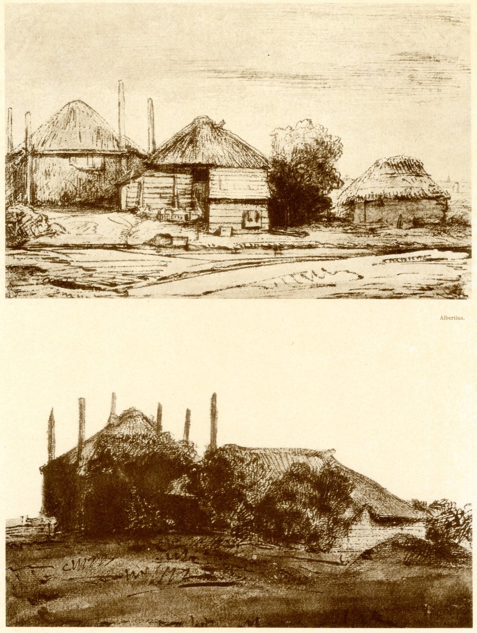 Niederländische Scheunen von Rembrandt van Rijn